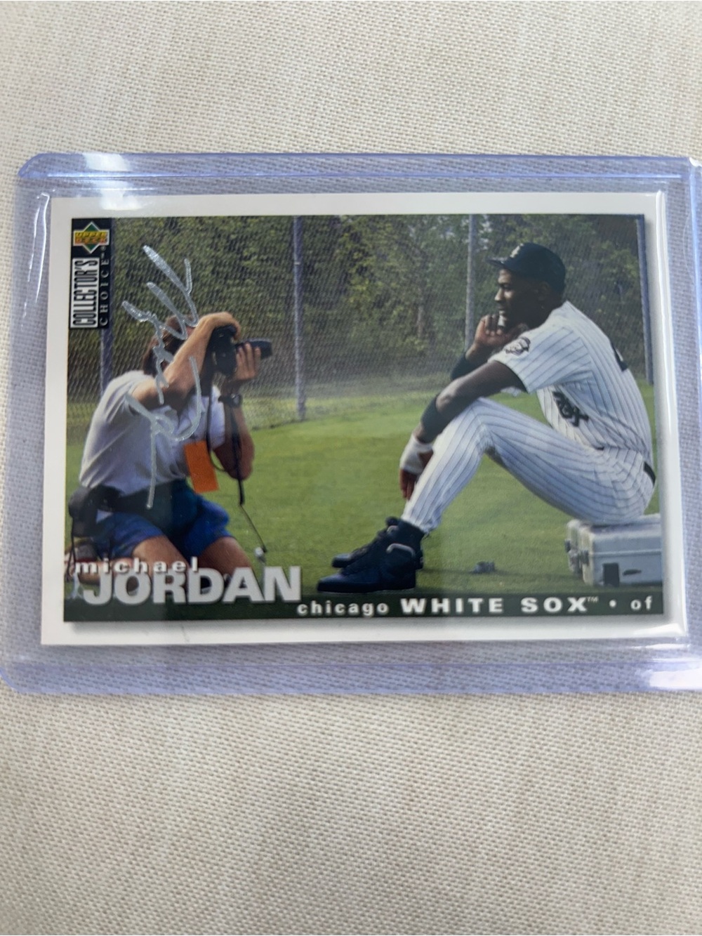 1995 Collectors Choice silver Signature Michael Jordon